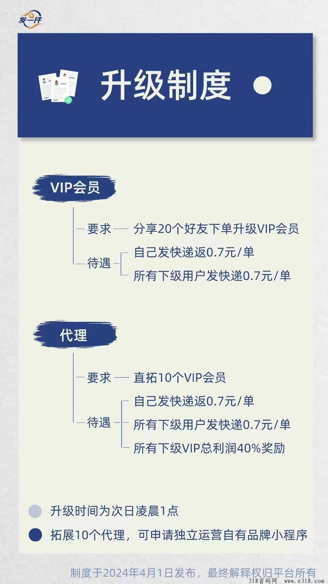 发一件，掌上快递市场无限！目前已经有上亿会员