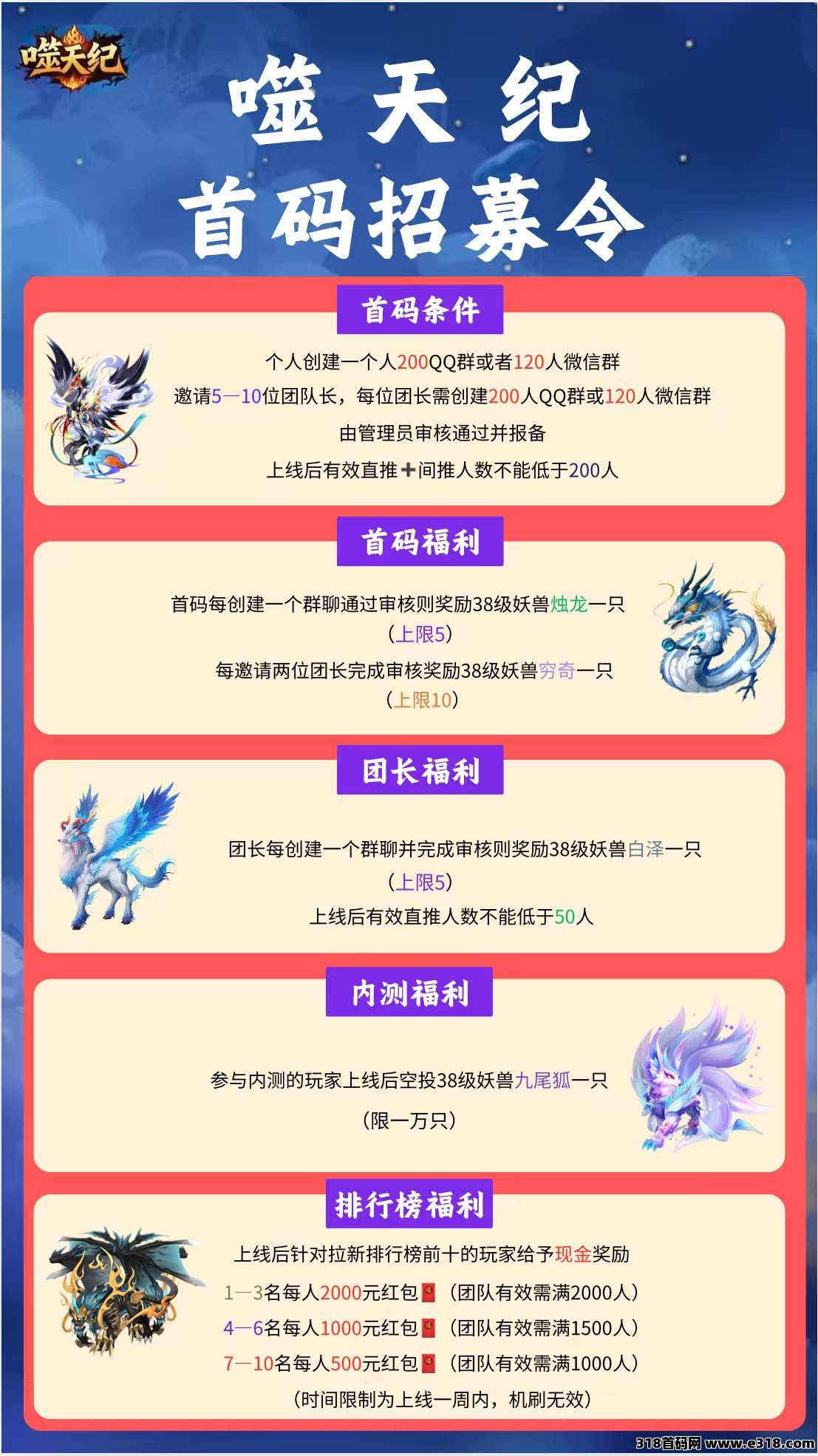 预热首码： 噬天纪，无广零撸，轻松赚钱！