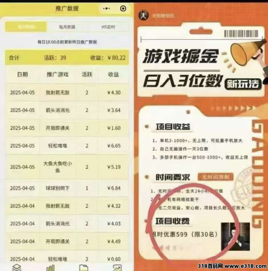 尊牛挣米助手，外面高价收费的小游戏掘金车