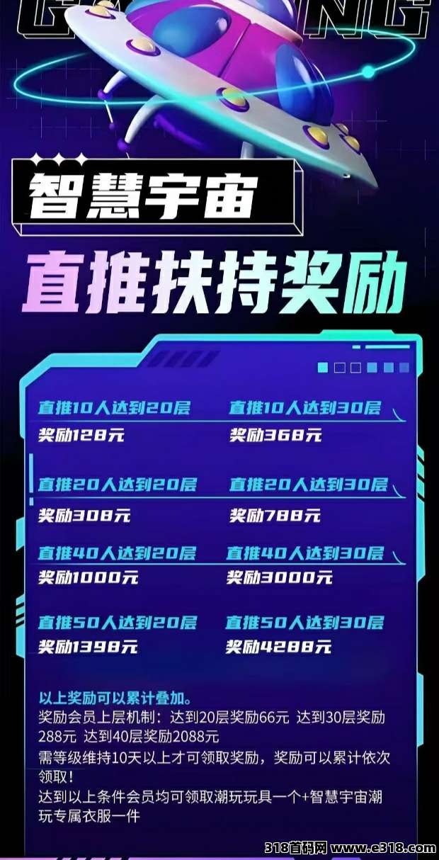 智慧宇宙福利来临！白嫖无广告爬阶梯领取积分，保值保底高！