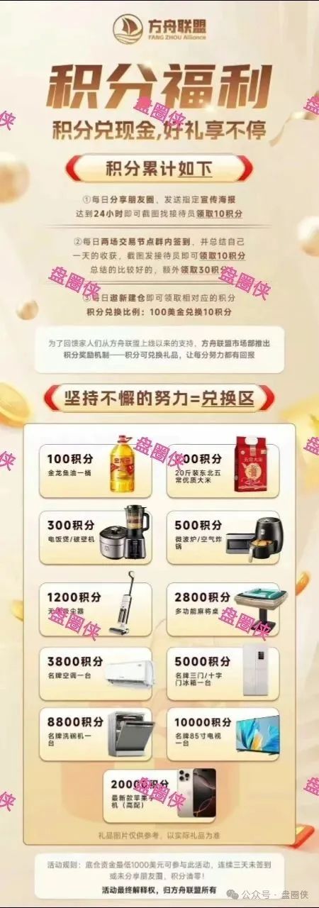 盘讯：最新资金盘项目曝光，国清汇，百域量化，方舟联盟，加密海洋RWA生态随时可能卷钱跑路