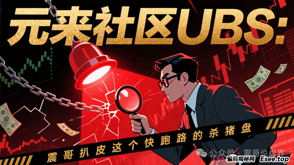 元来社区是正规公司吗？扒皮元来社区UBS，快跑路的杀猪盘，看到的速度远离