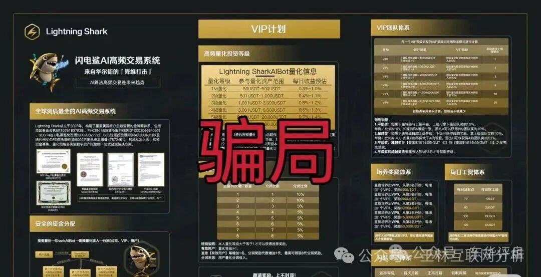 9月23日曝光：最新资金盘项目骗局《晨曦投资，币联胜（方舟联盟），BHX交易所（泛亚联盟），闪电鲨AI高频量化》随时可能卷钱跑路！