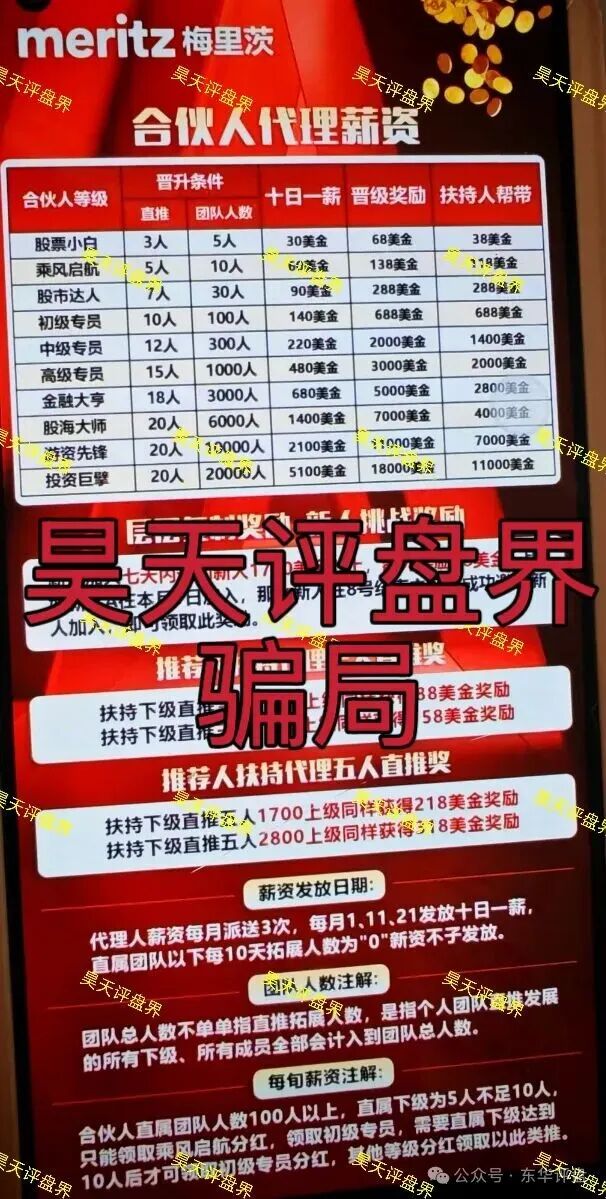 梅里茨资本跟单类资金盘骗局，原攀智资本诈骗团伙的平移重启盘，不拉人就封号单割，马上要跑路了，速度撤离！